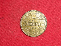 Monnaie Libanaise/ 25 Piastres 1952 / TTB+ - Lebanon