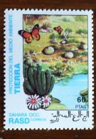 SAHARA OCCIDENTAL Papillons, Cactee (theme Secondaire Emis En 1992) ** Neuf Sans Charniere. MNH - Schmetterlinge