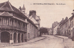 76 / NEUFCHATEL EN BRAY / RUE DU MARQUIS / HOTEL LHERNAULT /  / PAS COURANTE / CIRC 1931 - Neufchâtel En Bray