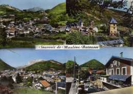 Souvenir De Mauléon-Barousse (H. P.) - Vue Générale, Le Château, Le Gert, L'Ourse, Le Castéla-bar Restaurant Des Pyrénée - Mauleon Barousse