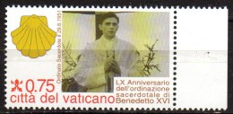 PIA - VAT : 2011 : 60° Dell' Ordinazione Sacerdotale Di Papa Beneddto XVI  - (SAS  1554-57) - Ungebraucht