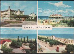 AK Usedom: Zinnowitz, Ahlbeck, Heringsdorf, Bansin, Gel, 1969 - Usedom