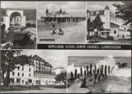 AK Usedom: Bansin, Ahlbeck, Heringsdorf, Gel, 1977 - Usedom