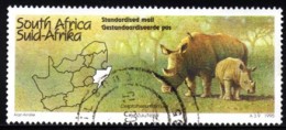 South Africa - 1995 Tourism KwaZulu-Natal Rhino (o) # SG 866 , Mi 954 - Rhinoceros