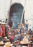 BF303 Market With Indians Of Chichicastenango Guatemala  2 Scans - Guatemala
