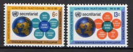 Nations Unies (New-York) - 1968 - Yvert N° 175 à 176 ** - Nuovi