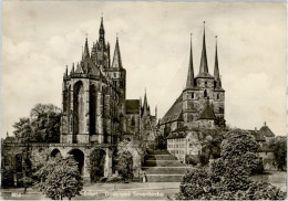 AK Erfurt, Dom Und Severikirche, Gel, 1957 - Erfurt