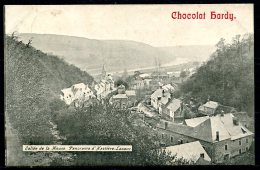 CP   Hastière   ---   Vallée De La Meuse  --  Panorama D' Hastière - Lavaux  --  Chocolat Hardy  --  1908 - Hastière