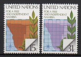 Nations Unies (New-York) - 1979 - Yvert N° 304 & 305 **  - Pour Une Namibie Libre - Neufs