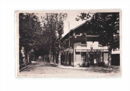 01 MONTLUEL Avenue De La Gare, Hotel, Ed Cigogne, CPSM 9x14, 1952 - Montluel