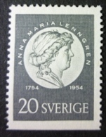 SVERIGE 1954: YT 387a / Mi 394 D, ** MNH - FREE SHIPPING ABOVE 10 EURO - Unused Stamps