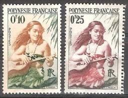 POLYNESIE    #   STAMPS FROM YEAR 1958 " STANLEY GIBBONS 1 + 2" - Altri & Non Classificati