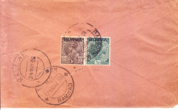 22.06.1938 Commercial Cover From Bogale, Burma To Kallal, India Via Sembanur - Myanmar (Burma 1948-...)