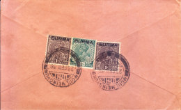 25.02.1938 Commercial Cover From Moulmeingyun, Burma To Colombo, Srilanka - Myanmar (Birmanie 1948-...)