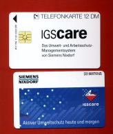 GERMANY: K-1746 11/93 SIEMENS "IGS Care" Unused - K-Series : Série Clients