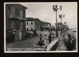 PORTO S.GIORGIO - 1949 - LUNGOMARE E STABILIMENTO BALNEARE. ANIMATISSIMA! - Fermo