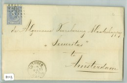 BRIEFOMSLAG Uit 1873 Van ZUTPHEN Naar AMSTERDAM * FRANKERING 5 CENT NVPH 19   (8229) - Cartas & Documentos