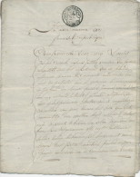 925/21 - Document Fiscal Devant Notaire Dewaele GAND 1797 - 12 Pages , 6 Empreintes Fiscales De 25 Centimes - 1794-1814 (Franse Tijd)