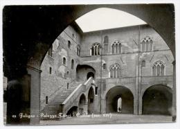 FOLIGNO, IL CORTILE DI PALAZZO TRINCI, B/N, VIAGGIATA, FORMATO GRANDE   **** - Foligno