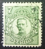 SVERIGE - OFFICIAL 1911-19: YT Service 36 / Mi 35, Wmk Letters, O - FREE SHIPPING ABOVE 10 EURO - Servizio