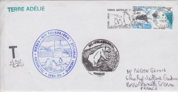 DUMONT D'URVILLE 1 -1-1986 PLIS  ANTARCTIQUE   M/S POLARBJORN  PLIS  ANTARCTIQUE - Lettres & Documents