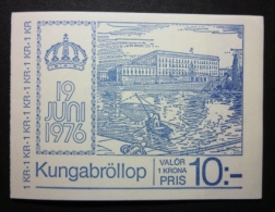 SVERIGE 1976: YT 925a / Mi 952 D, Booklet, O FREE SHIPPING ABOVE 10 EURO - 1951-80