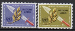 Nations Unies (Genève) - 1973 - Yvert N° 30 & 31 ** - Nuevos