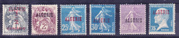 Algérie N°1** Pliure - 3 (*) - 14 (*) - 17 (*) - 24 (*) - 26 *def - Unused Stamps