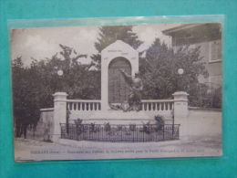 ISERE-MOIRANS-MONUMENT AUX ENFANTS DE MOIRANS MORTS POUR LA PATRIE INAGURE LE 22 JUILLET 1923 - Moirans