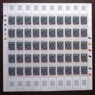 FRANCE 2006 FEUILLE COMPLETE DE 50 TIMBRES REHABILITATION DU CAPITAINE ALFRED DREYFUS YT N° 3938** - Feuilles Complètes