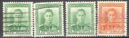 NEW ZEELAND   #   STAMPS FROM  YEAR 1938  " STANLEY GIBBONS  606 680 " - Usati
