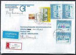 Hungary; Registered Air Mail Cover From Kisvarda, 29-05-1996 - Briefe U. Dokumente