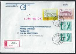 Hungary; Registered Cover From Szeged, 08-12-1993 - Storia Postale