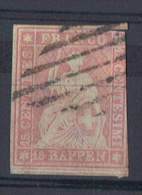 CH-5 - SUISSE N° 28b Helvétia Non-dentelée - Used Stamps