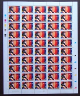 FRANCE 2002 FEUILLE COMPLETE DE 50 TIMBRES GRANDS INTERPRETES DE JAZZ PETRUCCIANI YT N° 3505** - Full Sheets