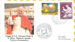 RELIGION CATHOLIQUE VOYAGE  PAPE  JEAN PAUL II   Pope John Paul II Papst Johannes Paul II  PAPA Jonas Paulius II - Cartas & Documentos