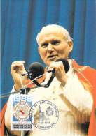 FRANCE RELIGION CATHOLIQUE VOYAGE  PAPE JEAN PAUL II Pope John Paul II Papst Johannes Paul II PAPA Jonas Paulius II - Briefe U. Dokumente