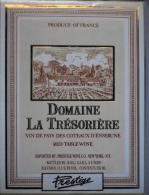 ETIQUETTE De VIN " DOMAINE LA TRESORIERE " - Vin De Pays Des COTEAUX D'ENSERUNE - Parfait état  - - Vin De Pays D'Oc