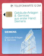 GERMANY: K-961 03/93 SIEMENS "Gebaude - Anlagen & Services" Unused - K-Serie : Serie Clienti
