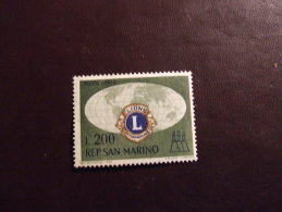 SAN MARINO 1960 LIONS 200 L NUOVO ** Leggera Piega - Corréo Aéreo