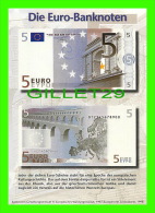 MONNAIES REPRÉSENTATION - 5 EURO - DIE EURO-BANKNOTEN - ALLEMAGNE, 1997 - - Monnaies (représentations)