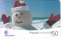 ST.LUCIA-P4-PRE PAID CALLING CARD EC$50 - St. Lucia