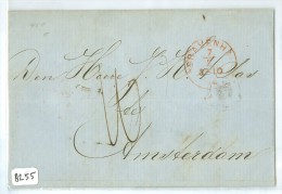 HANDGESCHREVEN BRIEF *  GELOPEN In 1862 Van  's-GRAVENHAGE Naar AMSTERDAM (8255) - Cartas & Documentos