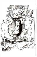 QUENTIN  CARTE PERSONNELLE PUBLICITAIRE  SARCELLES -  TIRAGE LIMITE 1981 - Quentin