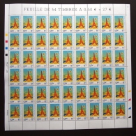 FRANCE 2004 FEUILLE COMPLETE DE 54 TIMBRES 77 CONGRES ASSOCIATIONS PHILATELIQUES  YT N° 3685** - Hojas Completas