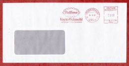 Brief, Francotyp-Postalia F21-5364, Toffena Kartoffelmehl, 100 Pfg, Schrobenhausen 1991 (44005) - Covers & Documents