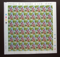 FRANCE 2005 FEUILLE COMPLETE DE 48 TIMBRES ORCHIDEE D´APHRODITE  YT N° 3766** - Feuilles Complètes