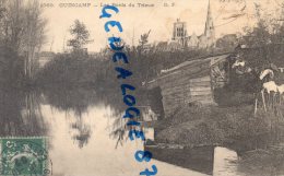 Delcampe - 22 - GUINGAMP - LES BORDS DU TRIEUX  -CARTE PRECURSEUR ECRITE EN 1907 - Guingamp