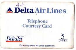 CARTE  PREPAYEE  ETATS-UNIS  5 Units   Delta Airlines - Otros & Sin Clasificación