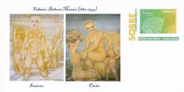 Spain 2013 - Federico Beltran Masses (spanish Artist) - Special Prepaid Cover - Desnudos
